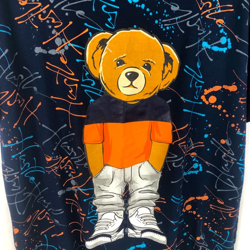 Hustle Bear Shirt Men's XL Launder Bailey Apparel